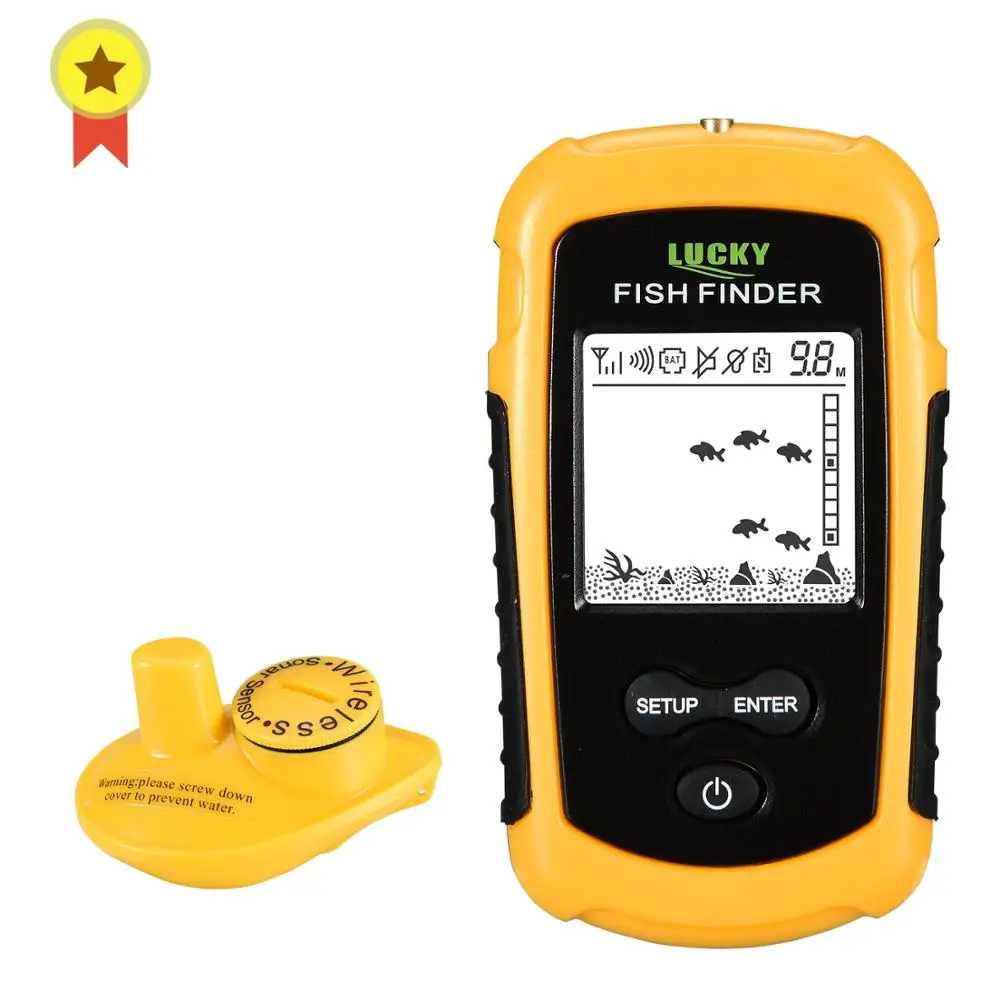 Русский Руководство! Lucky FF1108-1& FFW1108-1 портативный эхолот ЭХОЛОТ глубина океана