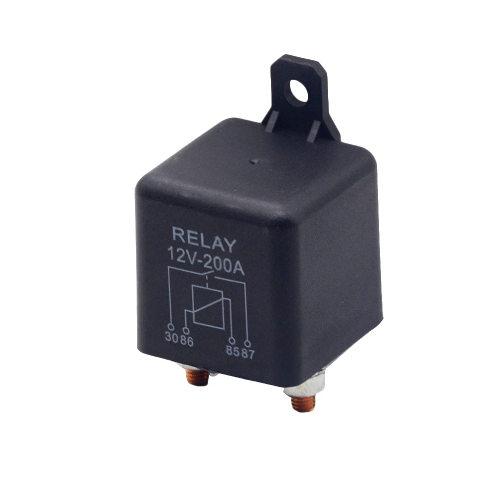 

1PC Car Truck Motor Automotive high current relay 12V/24V 200A 2.4W Continuous type Automotive relay car relays