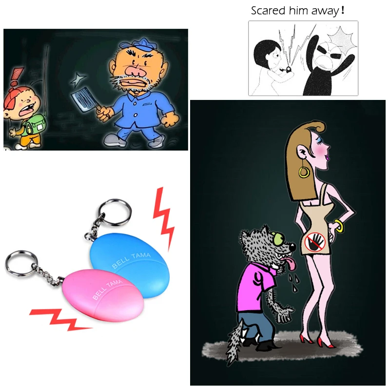 Портативная сигнализация в форме яйца 120 дБ | Безопасность и защита