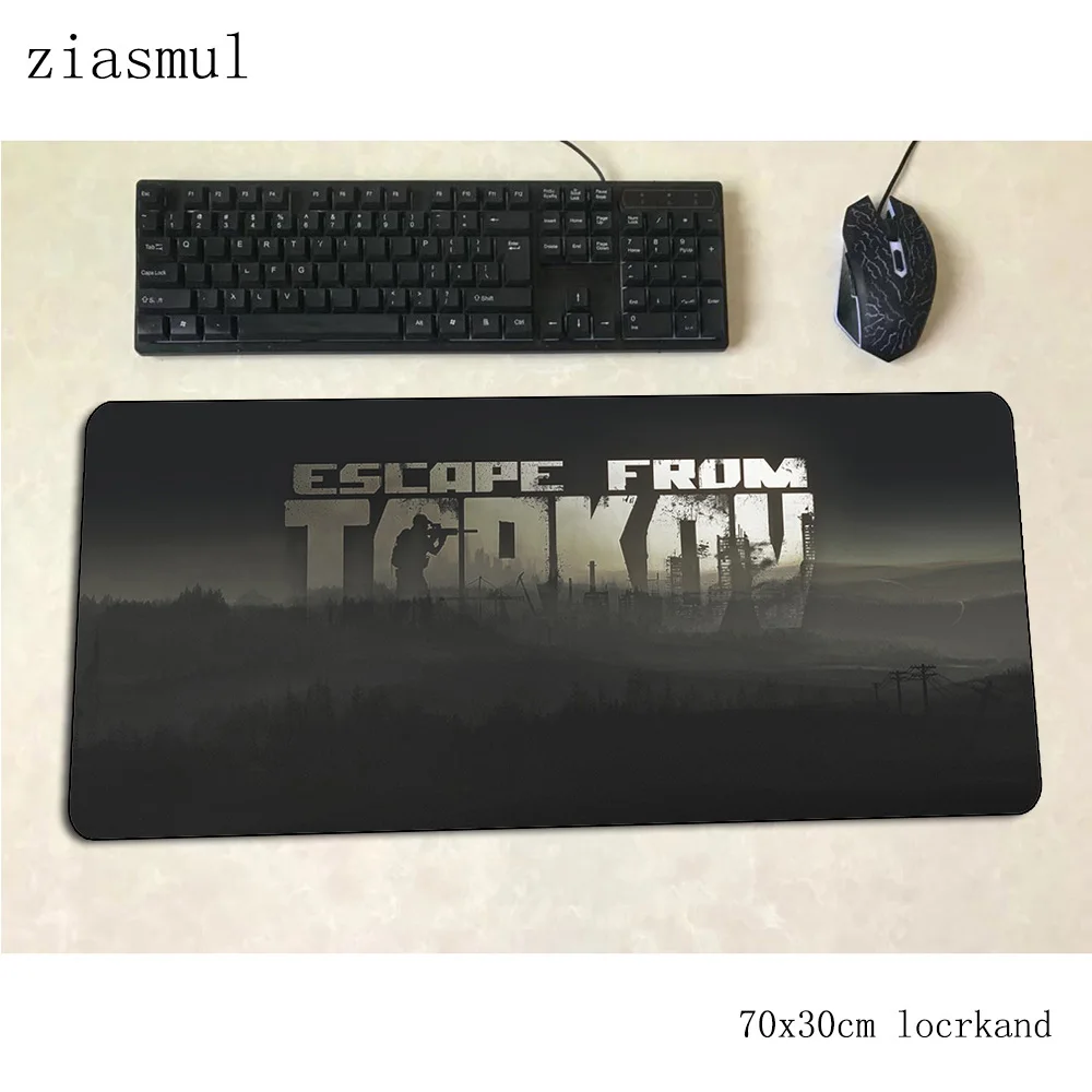 Игровой коврик для мыши escape of tarkoв эстетический игровой 70x30 см Настольный