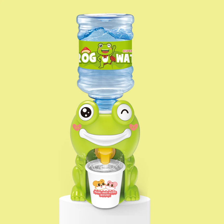 

Mini Water Dispenser for 1Pc Kids 8*23cm Mini Cartoon Drink Water Dispenser Toy Kitchen Play House Toys for Children Game Toys