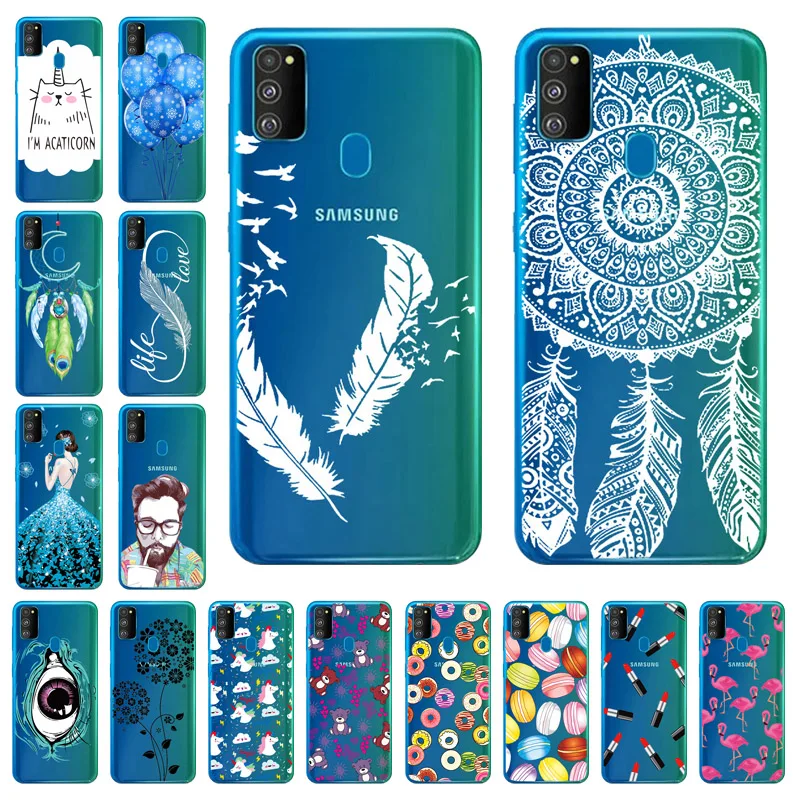 Чехлы для телефонов Samsung Galaxy Note 9 силиконовый прозрачный чехол M30S 10 Plus