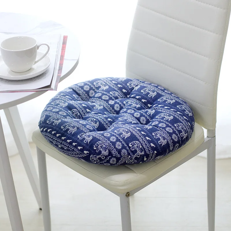 Yaapeet Computer Chair Dining Tatami Round Cushion Office Pad Thickening Student Bench Rattan Seat 40*40cm | Дом и сад