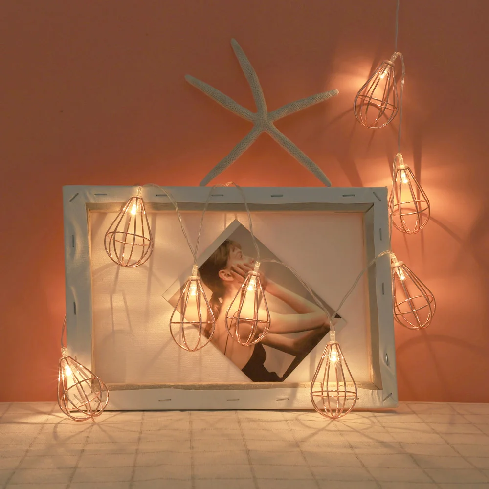 Рождественская гирлянда для бутылок светодиодная уличные водонепроницаемые