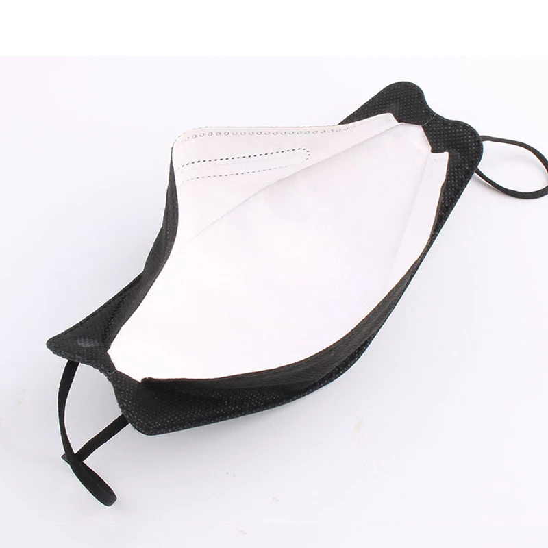 

20PCS/BOX Individual Fish KN95 Masks Ffp2 Mask Individual Adult Face Mouth Mask Leaf Shape Fabric Respirator 95% Filter Mascaril