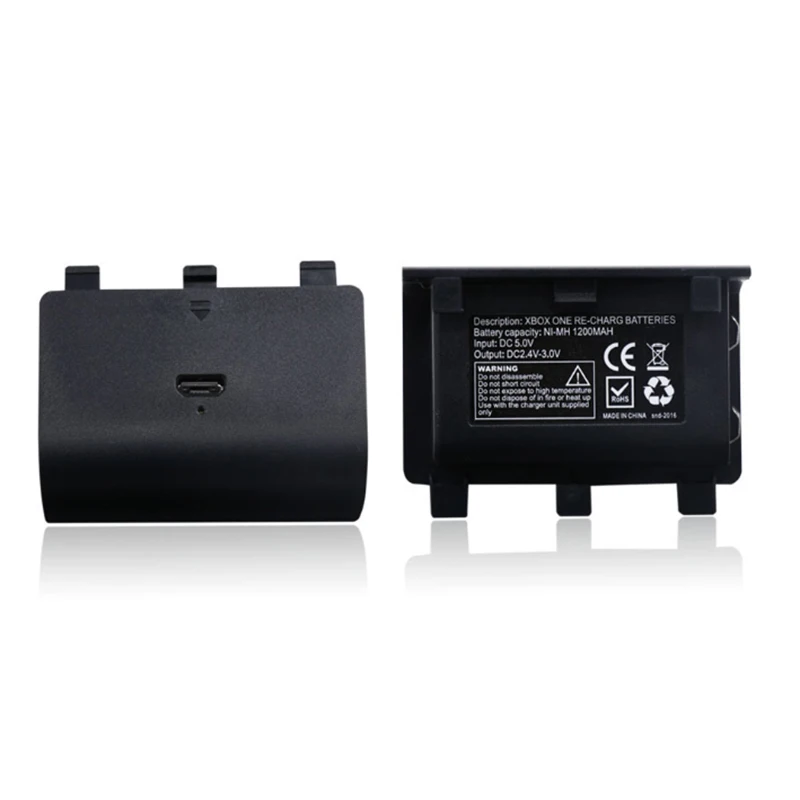 2 шт 2400 mAh аккумулятор+ зарядный кабель для Xbox One игровой беспроводной контроллер перезаряжаемая Замена батарей оптом