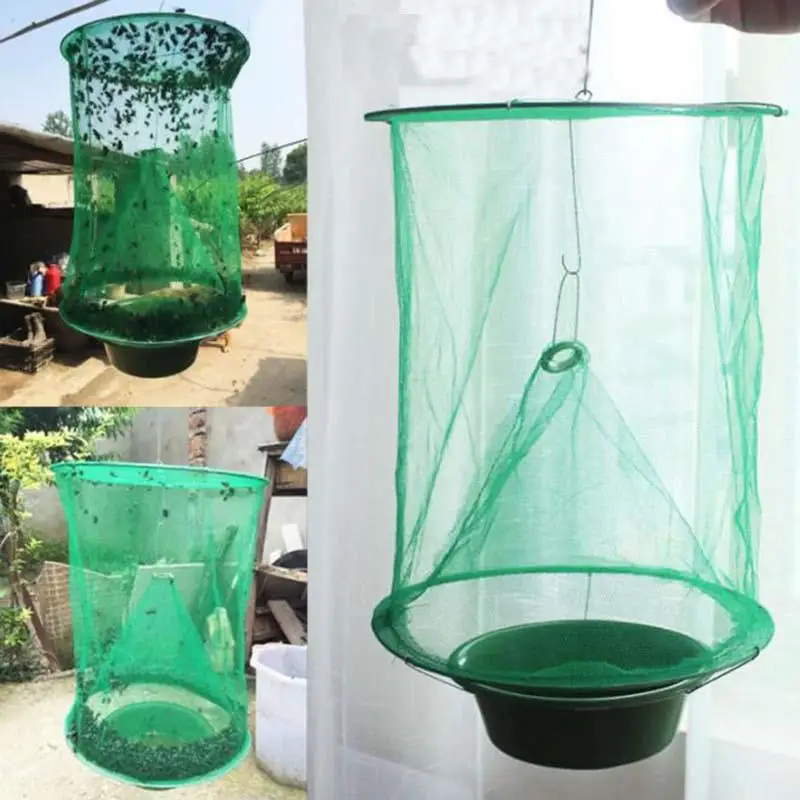 

1PCS Folding Fly Trap Mosquito Mosquito Reusable Flies Mesh Net
