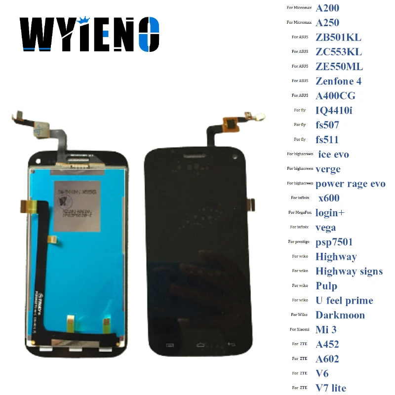 ЖК дисплей с сенсорным экраном и дигитайзером в сборе для Cat S60 ASUS ZB501KL ZC553KL ZE550ML