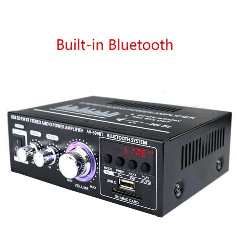 

XX9A 5.0 Car Speaker DIY Receiver Module Power Amplifier Support SD Card U Disk Aux Input Mp3 Format Play