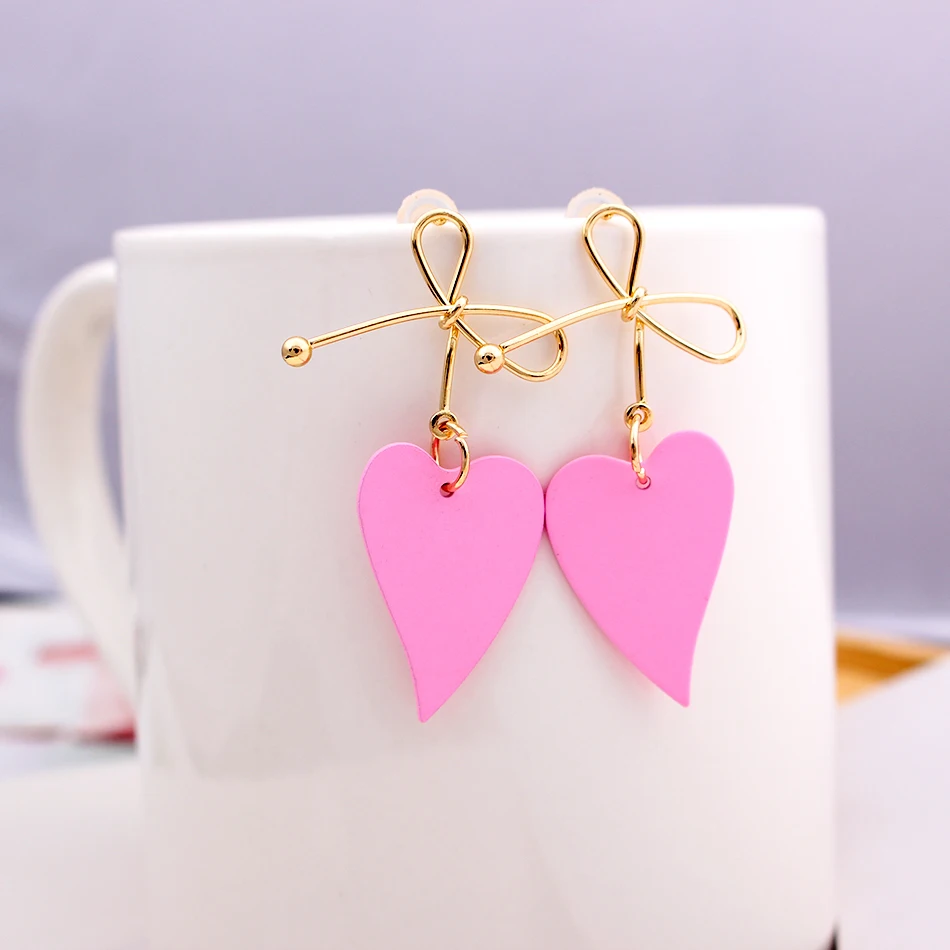 Женские Геометрические серьги-гвоздики Винтажные серьги золотого цвета в форме