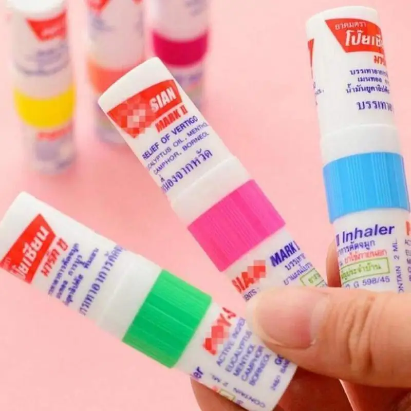 1 шт. vianor контейнеры для носовых ингаляторов палка мята цилиндр эфирное масло