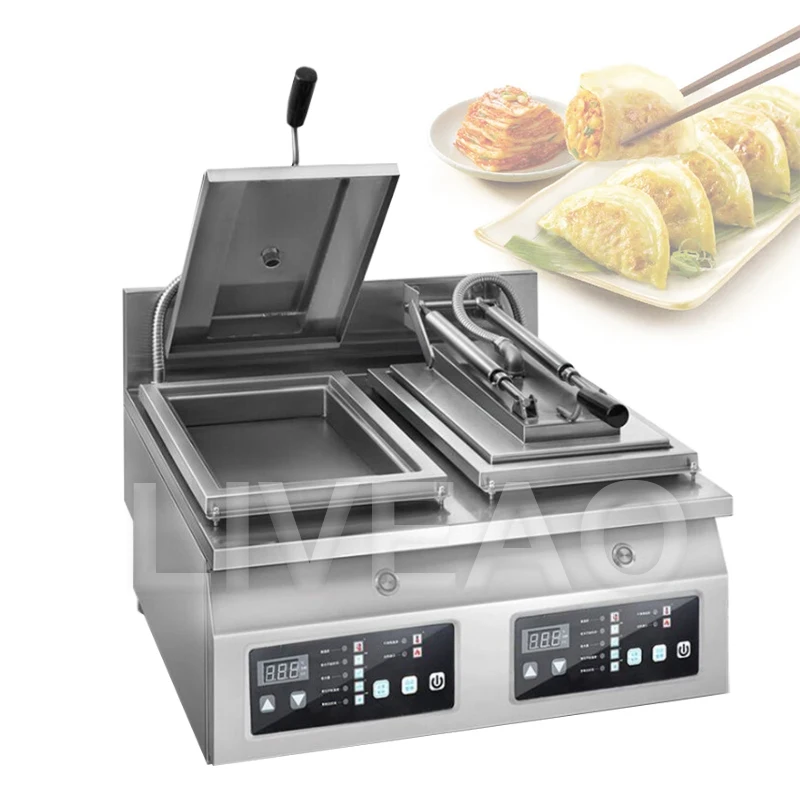 Коммерческая машина для приготовления блинов жарки булочек сковорода пельменей