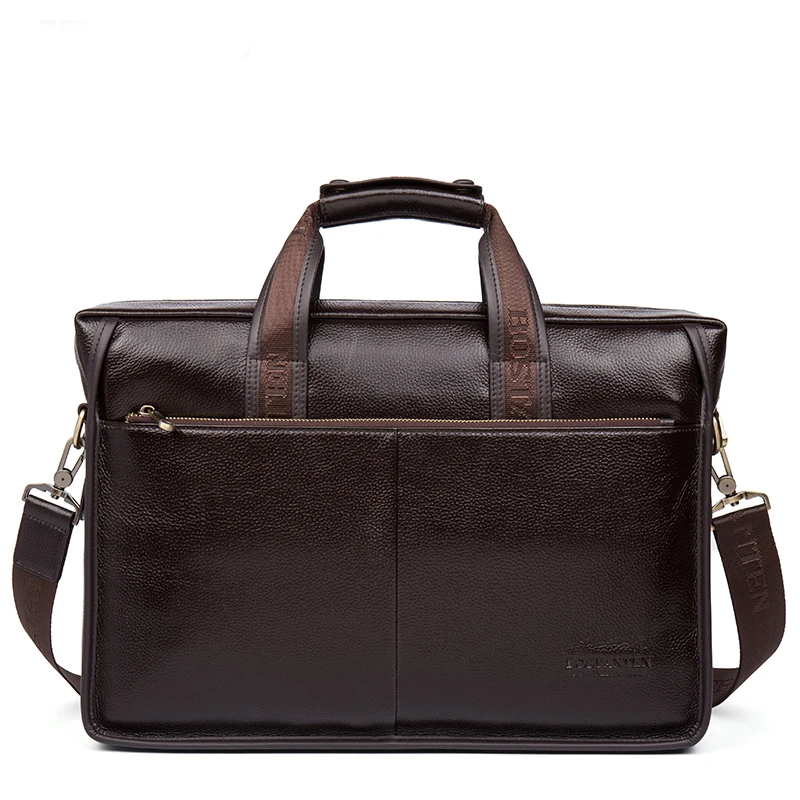 Мужской портфель из натуральной воловьей кожи
