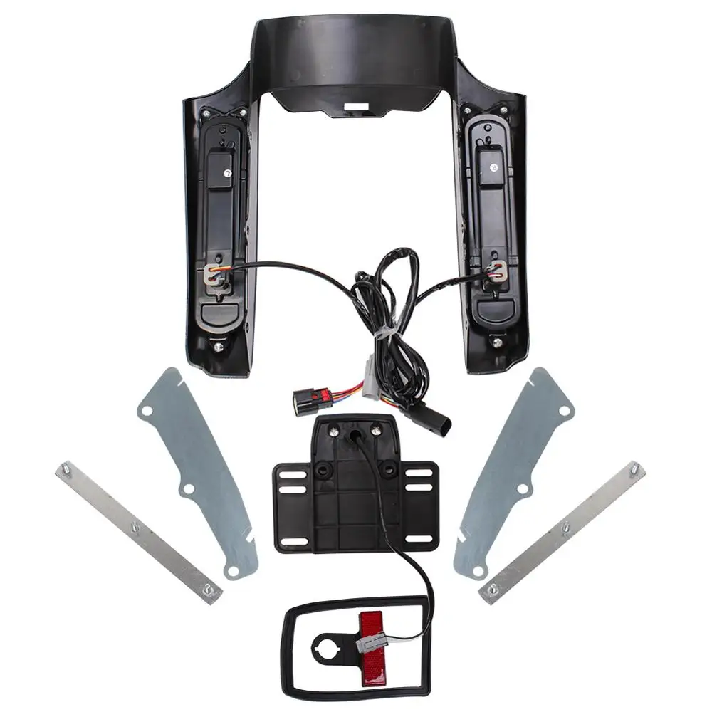 Мотоциклетный светодиодный расширитель заднего крыла для Harley Touring Electra Glide Road King