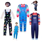 2021 Хэллоуин Детский Ролевой костюм Чаки призраки детский полный комплект костюмы на Хэллоуин страшный кошмар для платья для девочек