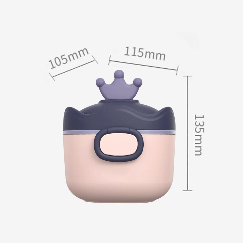Портативный контейнер для хранения молочного порошка без БФА детского еды закусок чехол сухого молока
