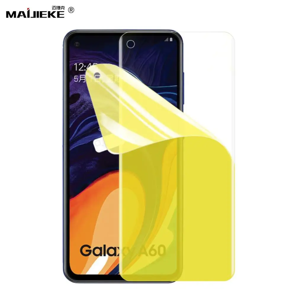 3D Screen Protector For Samsung Galaxy A40 A50 Note 10 Hydrogel Protective Film A60 A70 A80 5D Full Cover Foil (Not Glass) | Мобильные
