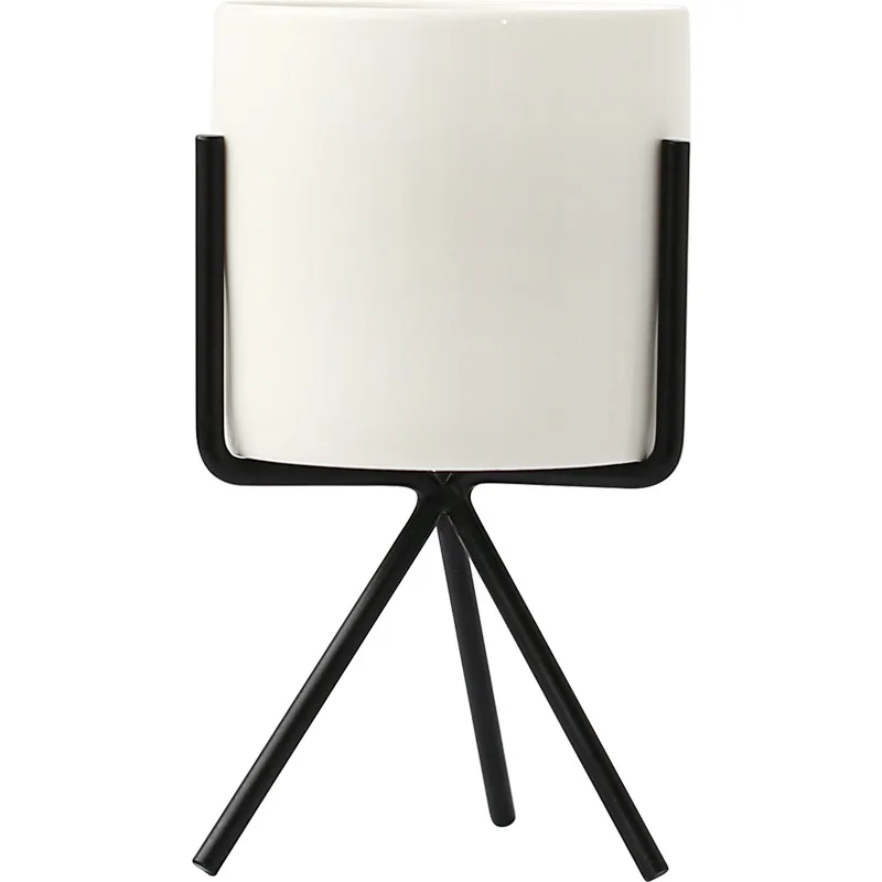 Керамическая железная ваза в скандинавском стиле 1 шт. минималистичные цветочные