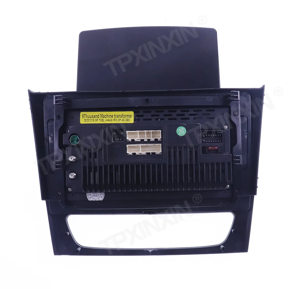 저렴한 무선 카플레이 터치 스크린 스테레오 수신기 6 + 128G, 메르세데스 벤츠 E/C 클래스 W211 안드로이드 카 라디오 플레이어 라디오 IPS 스크린