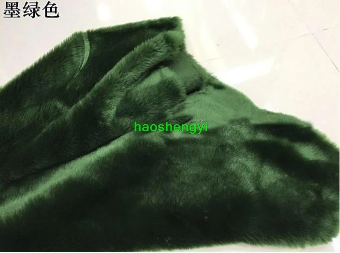 

Thickened rabbit fur and grass plush garment fabric, counter cloth fur collar decoration short plush fox fur garment fabric