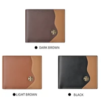 new wallet leather wallet mens short wallet hot sale retro multi card short wallet multifunctional pu waterproof wallet