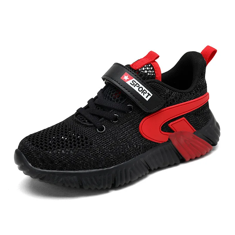 

Children Sports Shoes Boys Girls Spring Damping Outsole Slip Patchwork Breathable Kids Sneakers Child Running Shoe