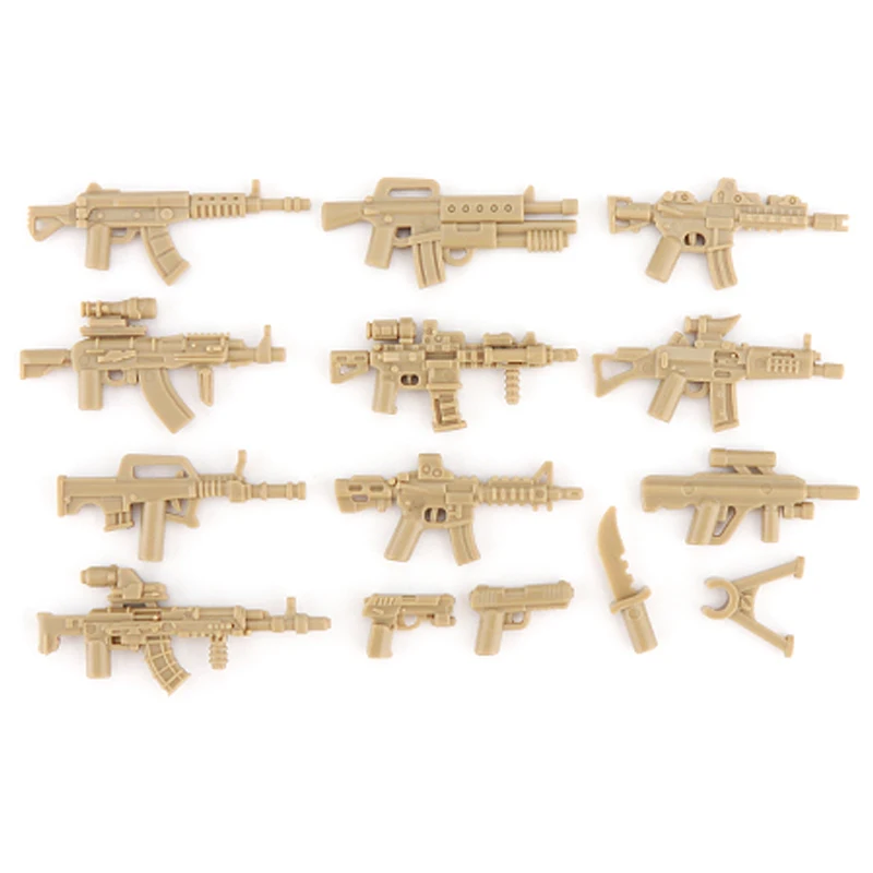 Конструктор Военный современный армейский полицейский солдат строительные