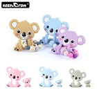 Силиконовые бусины Keep  Grow Koala, не содержит Бисфенол А, грызуны, Детские Силиконовые Прорезыватели, сделай сам, ожерелье для прорезывания зубов, подвеска, детский силиконовый браслет