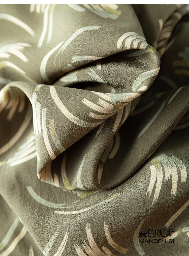 

SHUCHAN Pants for Women LOOSE Wide Leg Pants Calf-Length Pants Summer Bohemian Silk Print Womens Fashion