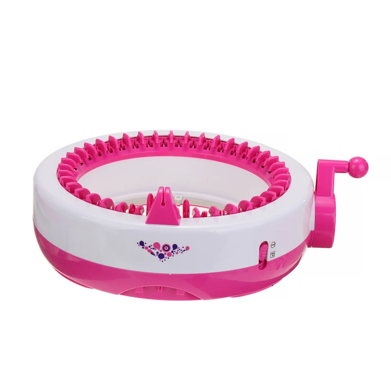 40 Needles Kids Adult Manual Knitting Machine for DIY Scarf Hat Socks Weaving Loom Tool Kit Plastic Needle Sewing Tools | Дом и сад