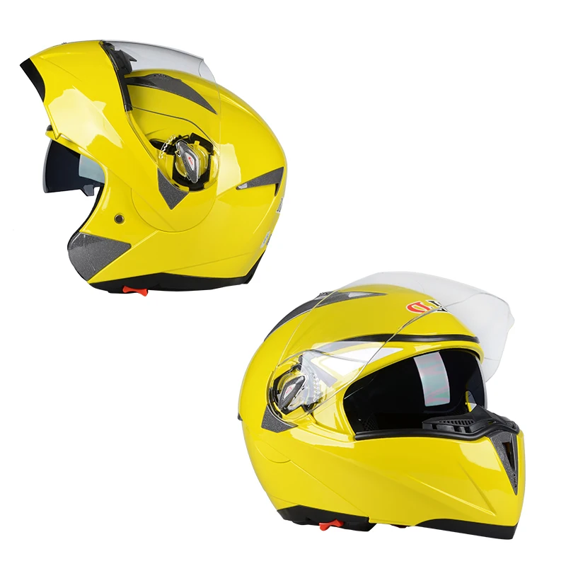 

BLD Motorcycle helmet dual lens detachable helmet flip racing helmet
