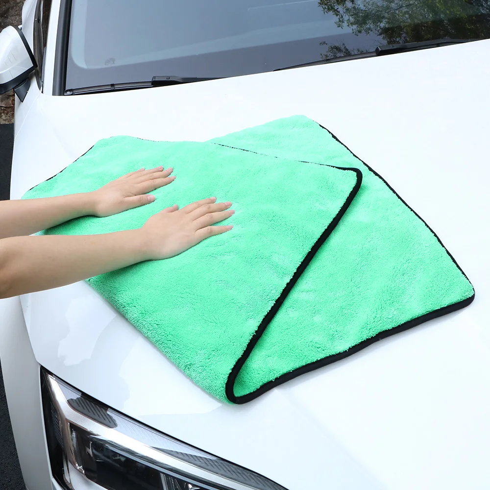 

Auto Cleaning Door Window Care Car Accessories Car Wash Towel 1200GSM Soft Microfiber Strong Water Absorption Cloth