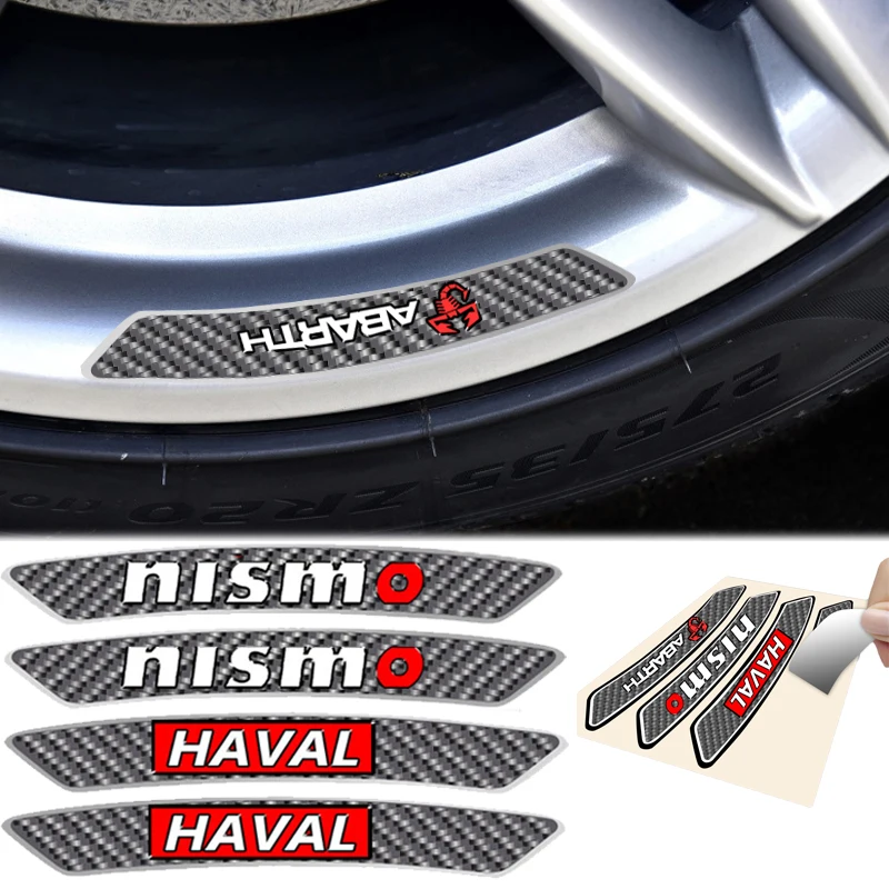 

4pcs Car wheel sticker Car decoration sticker Auto Accessories For Chevrolet Colorado Cruze Spark Captiva Malibu TraxAveo Camaro