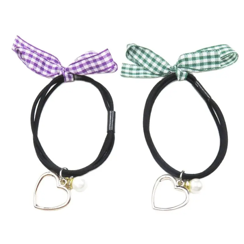 1 шт. красивые эластичные ленты для волос с большими бусинами и цветами игрушки