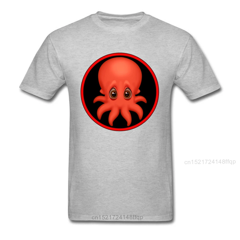 Новое поступление милая Мужская футболка с принтом Cthulhu черная Красная монстр