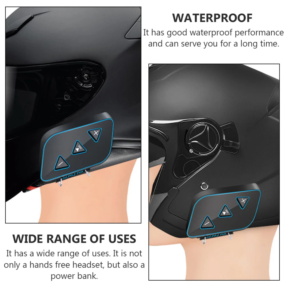 

1pc Durable Helmet Designed Motorcycle Headset Useful Helmet Audio Headset