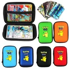 Карточка для игры Pokemon Pikachu, 60 фотоальбомов, жесткий чехол с 20 флэш-картами на английском и французском языках, коробка для хранения карт, рождественский подарок