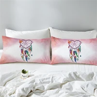 50x90cm heart dreamcatcher pillowcase pink and sky blue decorative pillow case sleeping pillow cover bedding
