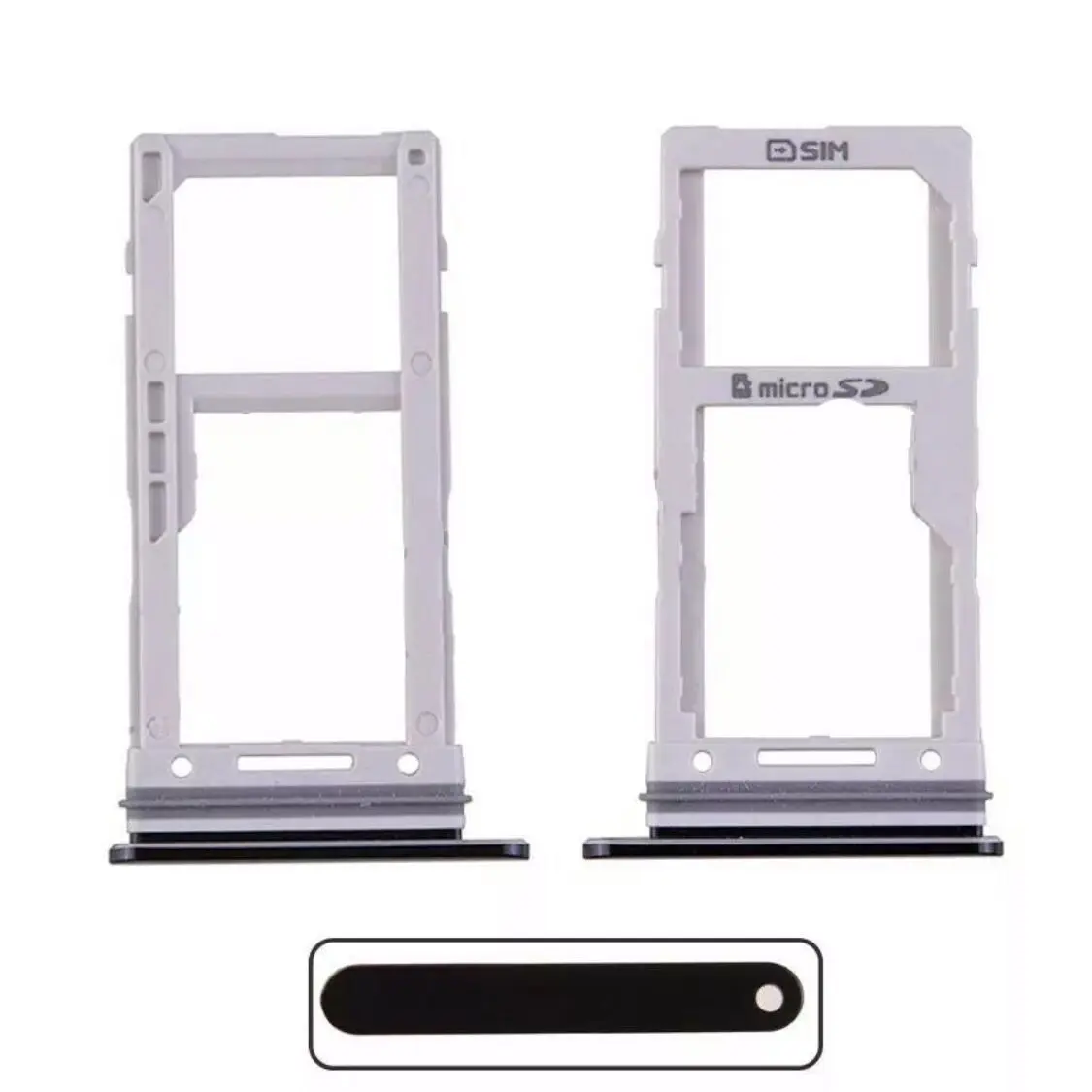 Для LG G7 SIM карты Лоток + карта лоток/Фотоэлемент для ThinQ G710 G710EM G710PM G710VMP G710ULM сменная