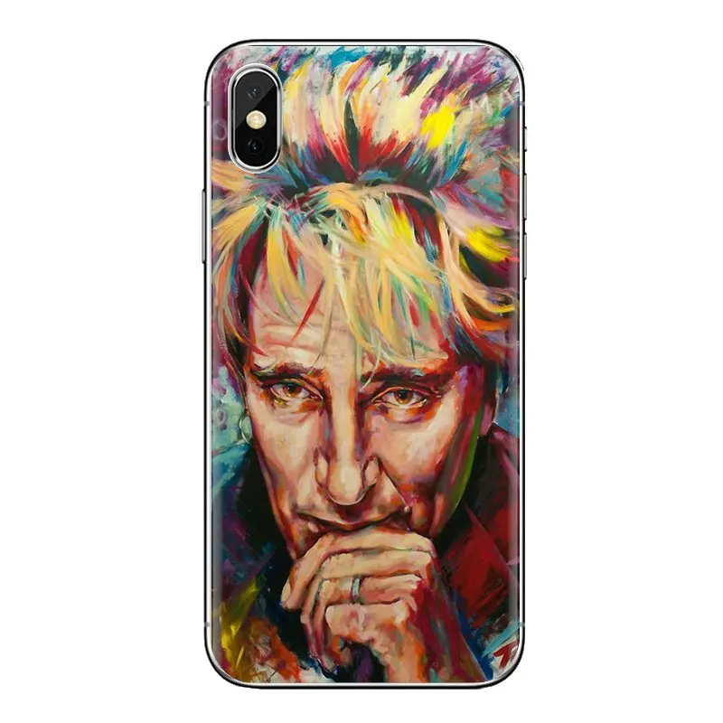 TPU Shell Cover For Huawei P Smart Y6 P8 P9 P10 Plus Nova P20 Lite Pro Mini 2017 SLA-L02 SLA-L22 2i Rod Stewart Brit Rock Singer |