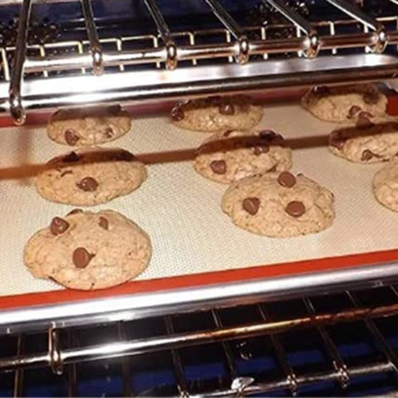 

Reusable Silicone Baking Mats Non-Stick BBQ Grill Mat Pad Baking Sheet Oven Mat Picnic Cooking Cookie Tray Barbecue Oven Tools