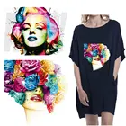 Термо-Стикеры для одежды Clolor, термочувствительные нашивки для красивых девушек, виниловые Термотрансферы для одежды