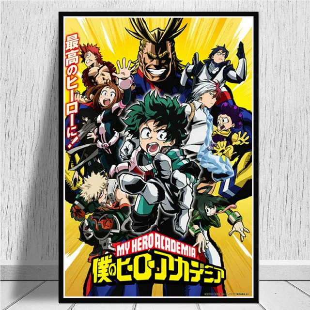 

Boku No My Hero Academia Anime Modern Posters HD Prints Canvas Painting Pictures Wall Art Nordic Style Living Room Home Decor