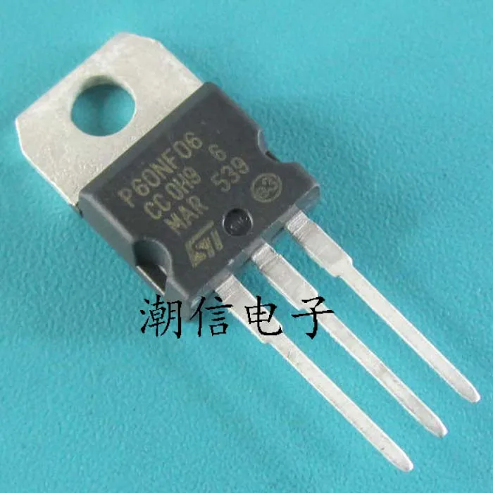 

10cps P60NF06 STP60NF06 60A60V