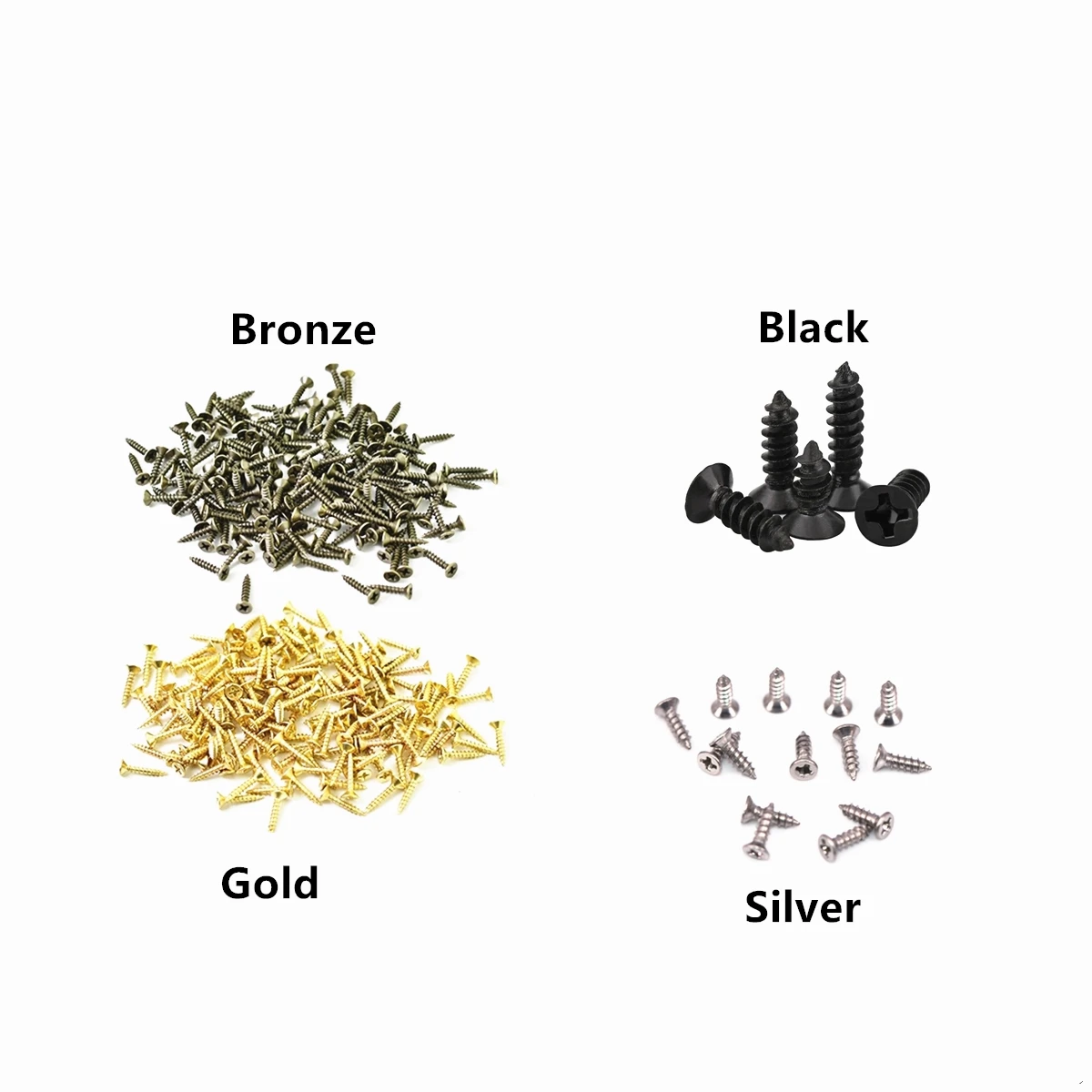 50PCS 2*6mm 2*8mm 2.5*6mm 2.5*8mm 2.5*10mm Flat head screw Carpenter' Small Screw Furniture Wooden Box Hardware Accessories - купить по