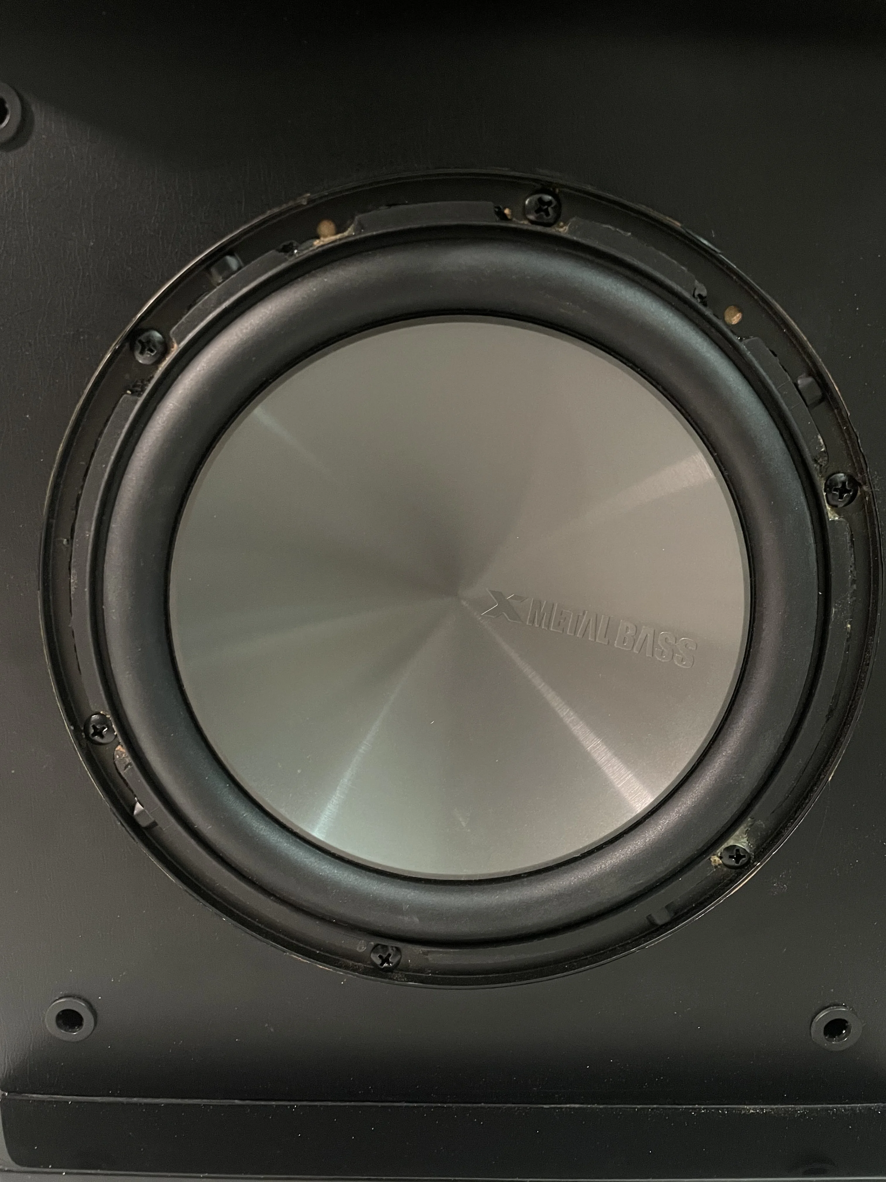 Высококачественный пассивный сабвуфер 8 дюймов черная яркая краска для пианино