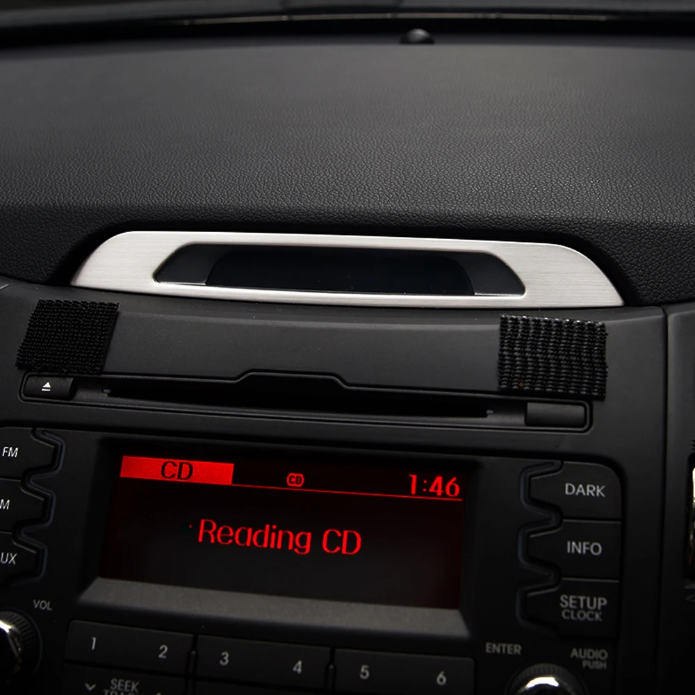 2018 г. Стайлинг автомобиля центральная консоль из нержавеющей стали с