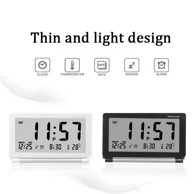 Термометр гигрометр ультра тонкий многофункциональный автоматический