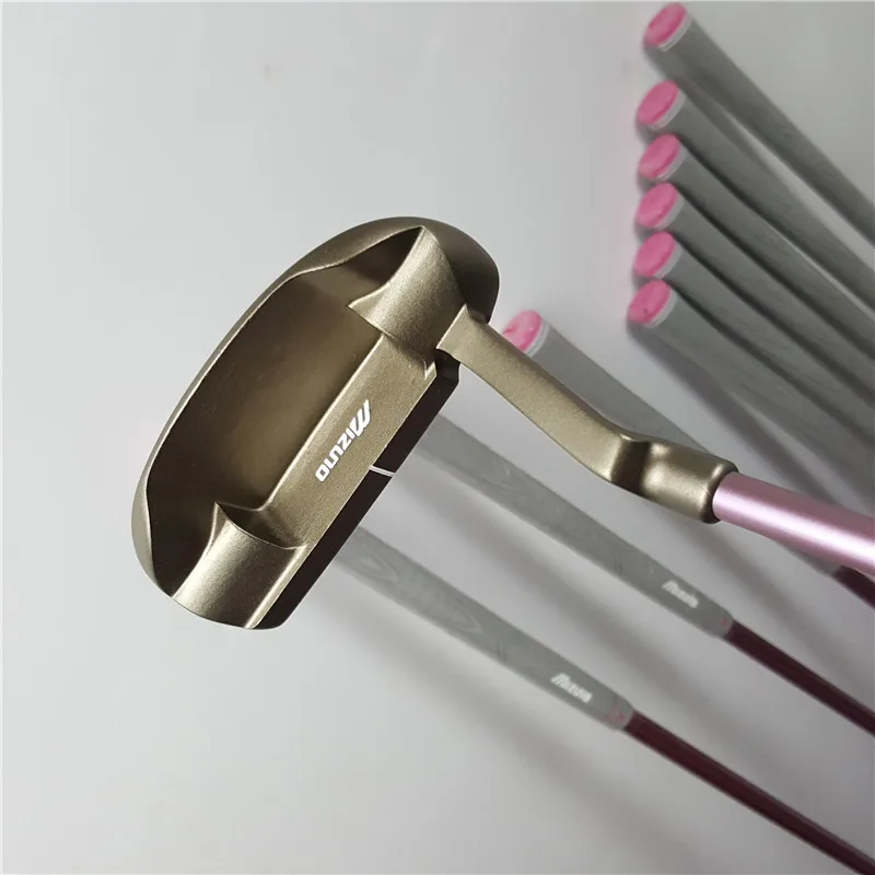 

Fashion new ladies golf club set efil lady driver + fairway wood + iron + putter graphite shaft L Flex free shippingno bag)