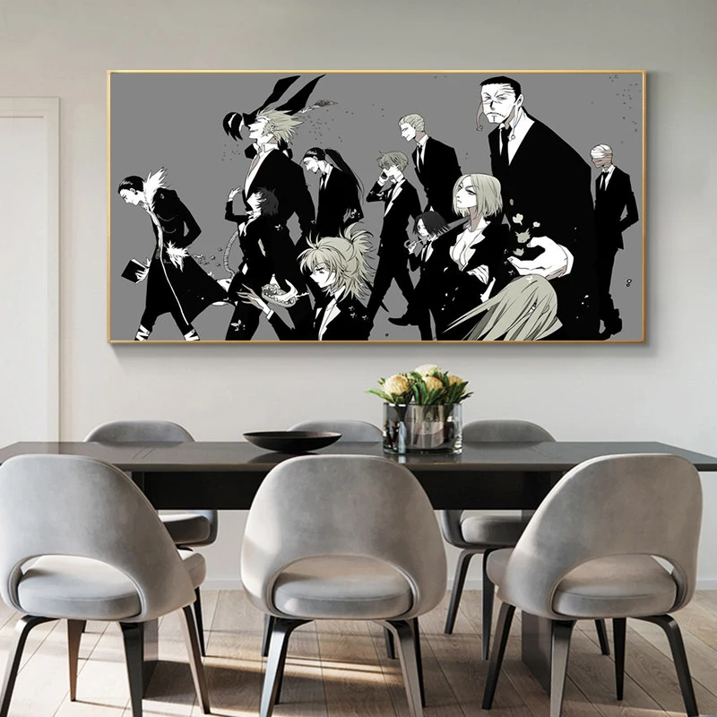 Классическая японская аниме Картина на холсте Hunter X Gon Freecss печатные